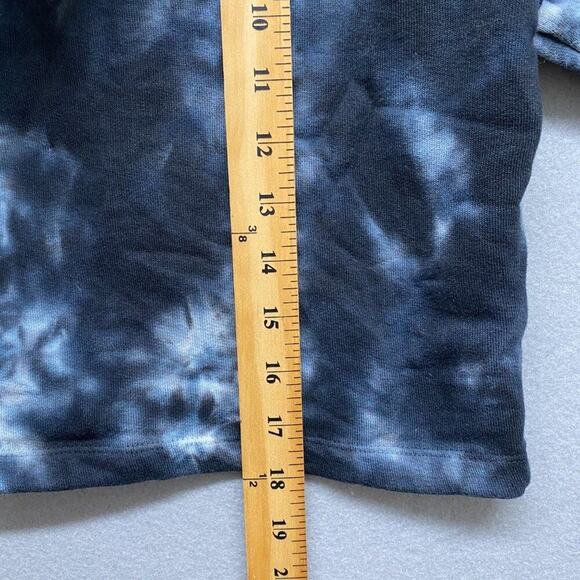 Wasted Paris Hoodie Womens Medium Black Tie Dye Cropped - Picture 14 of 15